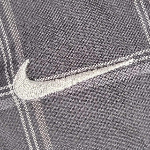 Nike Shorts Mens 30 Plaid Dri Fit Golf Chino Standard Fit Lightweight Zip Tech - Picture 7 of 10